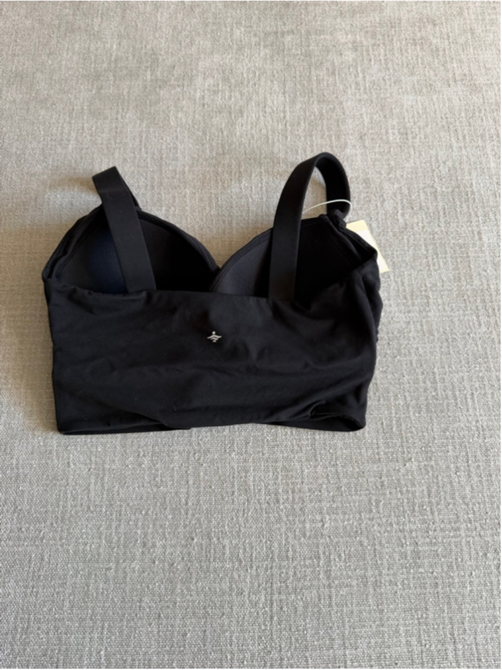 Halara UltraSculpt Light Support Molded Cups Push-Up Yoga Sports Bra Black small - Picture 4 of 9